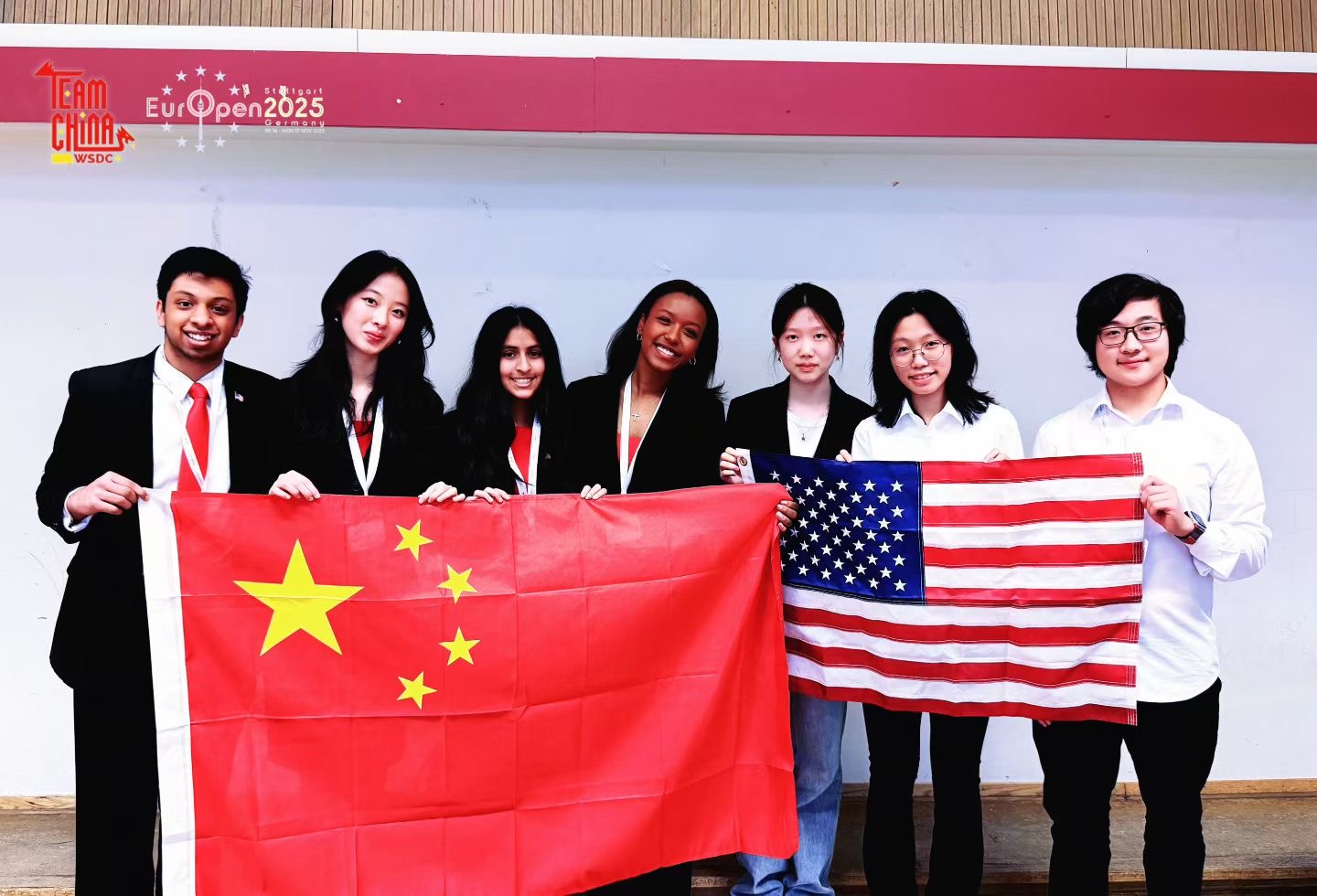 Team China WSDC Development Sauad with Team USA at EurOpen (Stuttgart, Germany) 2025