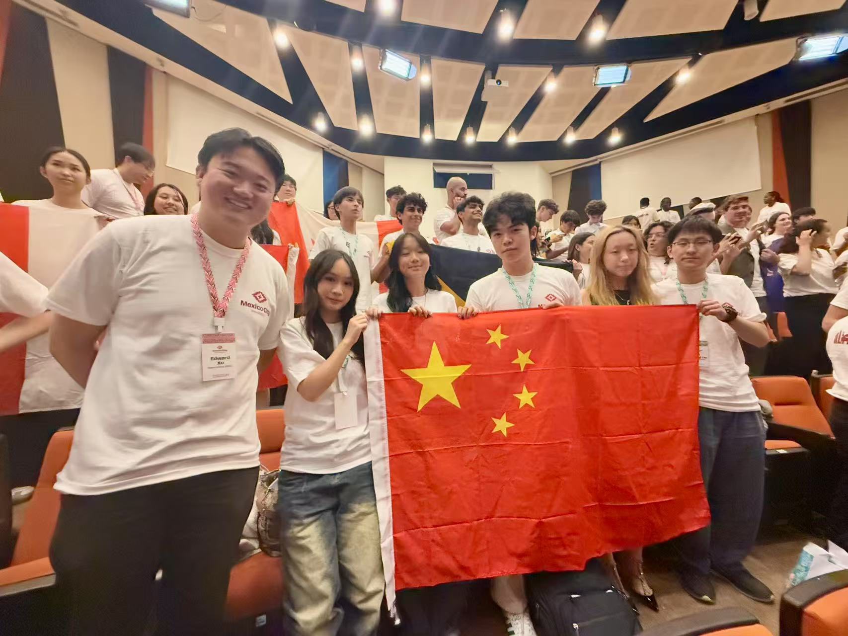 Team China at social event