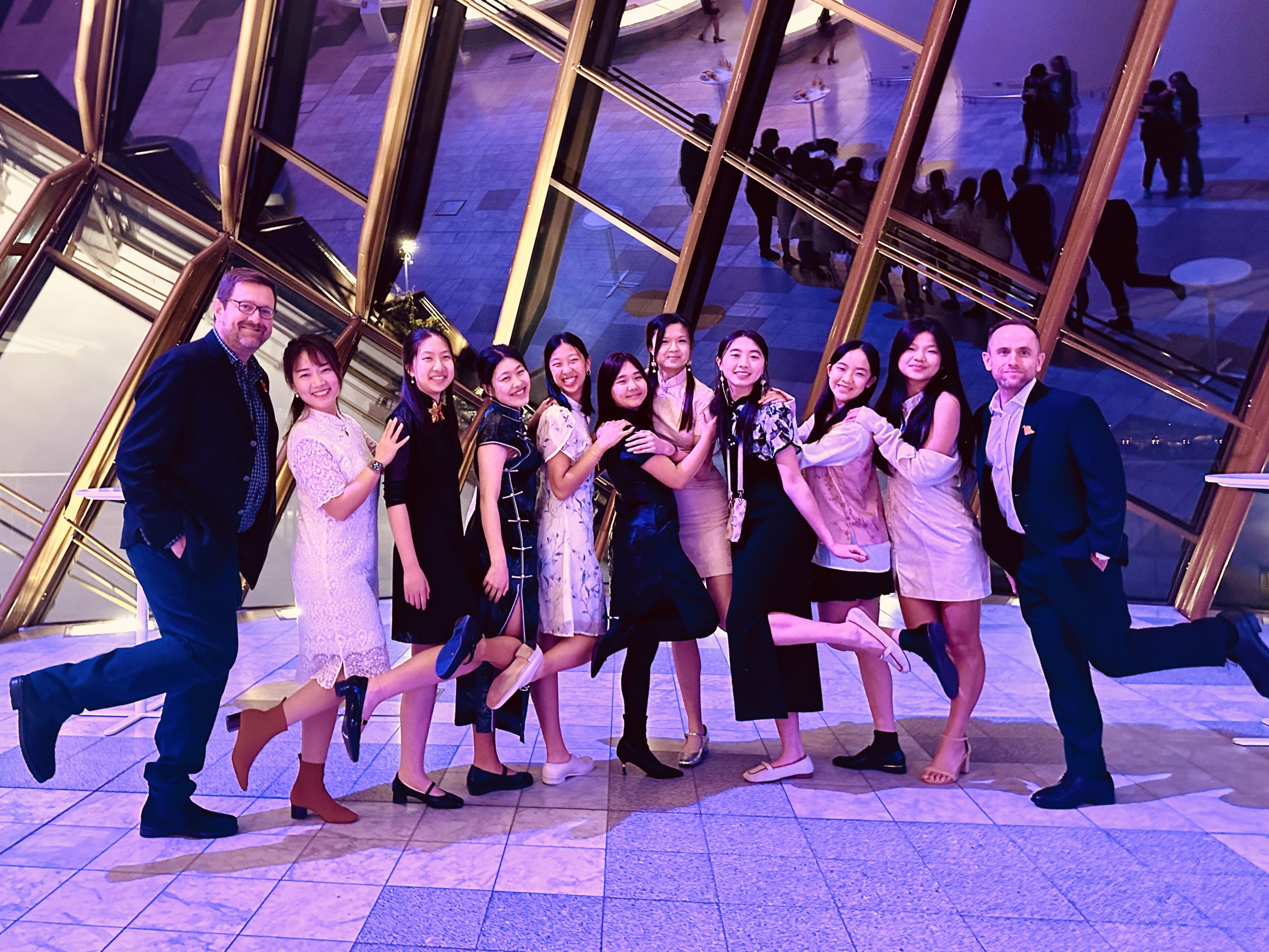 Team China WIDPSC at Canberra Worlds Closing Ceremony 2024